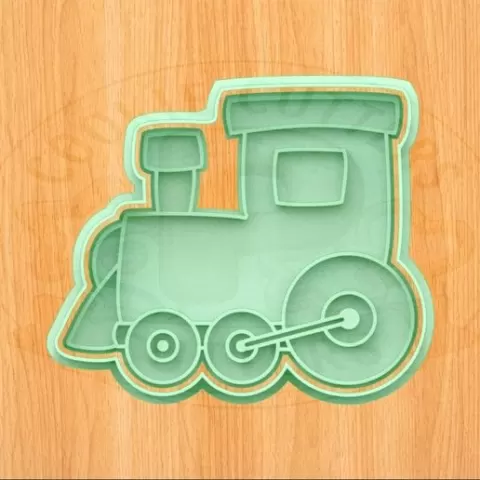 Train cookie cutter