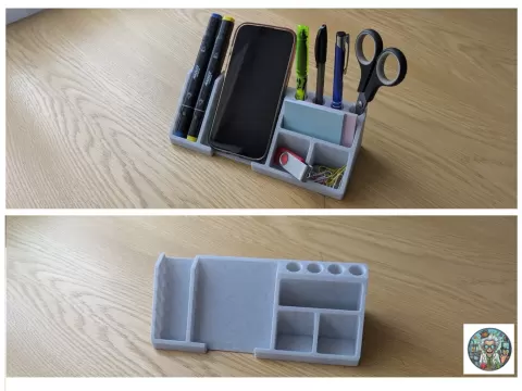 Office Desk Organizer with Phone Stand