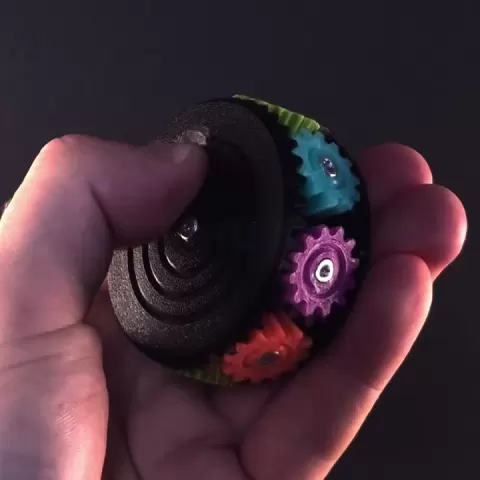 Bevel Gear Fidget spinner