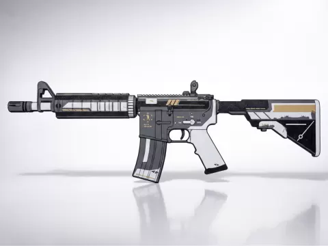 M4A4 | Desert-Strike - 3D Printed Wall Art