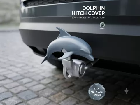 Dolphin Trailer Tow Hitch Cover