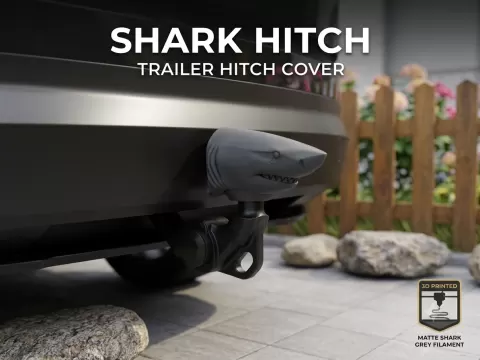 Shark Trailer Tow Hitch Cover