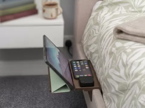 Universal bed shelf / tray