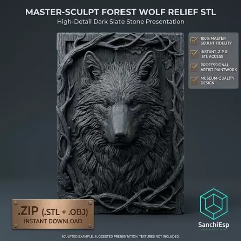 Stone Wolf_Relief