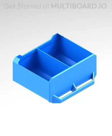 2x1x1.5 LU - Grid Divided - MultiBin Simple Drawer