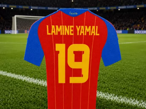 Lamine Yamal Spain World Cup Soccer Jersey/ Kit
