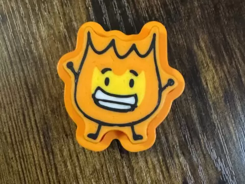 Firey from BFDI Clicker - Battle for Dream Island