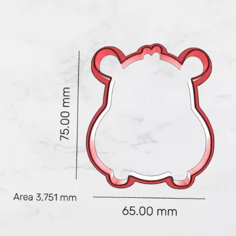 Hippo Cookie Cutter