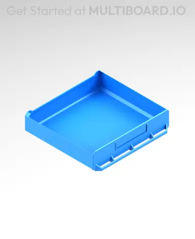 4x1x3.5 LU - Labelled - MultiBin Simple Drawer