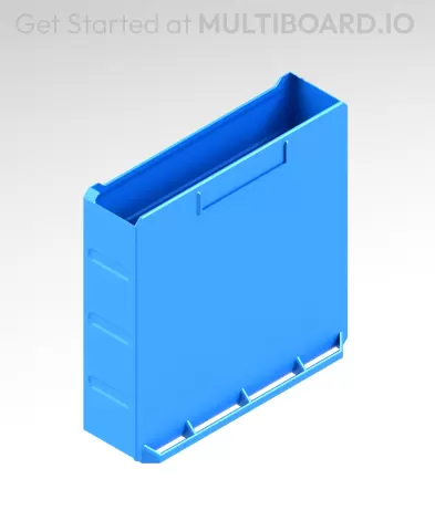 4x4x1 LU - Labelled - MultiBin Simple Drawer