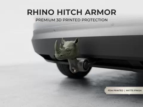 Rhino Trailer Tow Hitch Cover