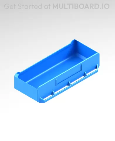 4x1x1.5 LU - Labelled - MultiBin Simple Drawer