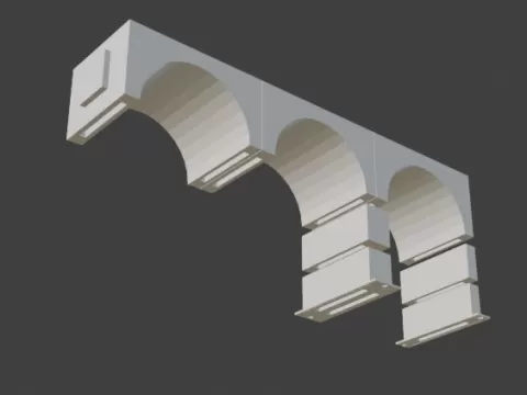 Ponte per plastico componibile