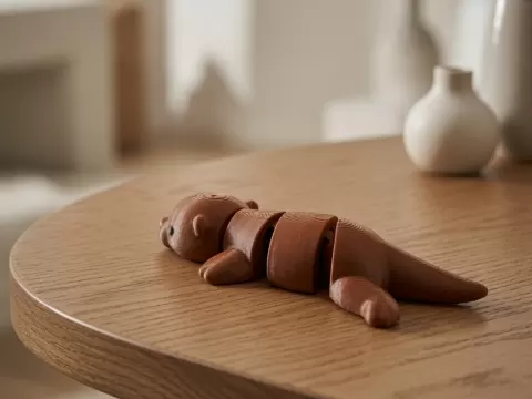 Articulated Otter Flexi Fidget Toy