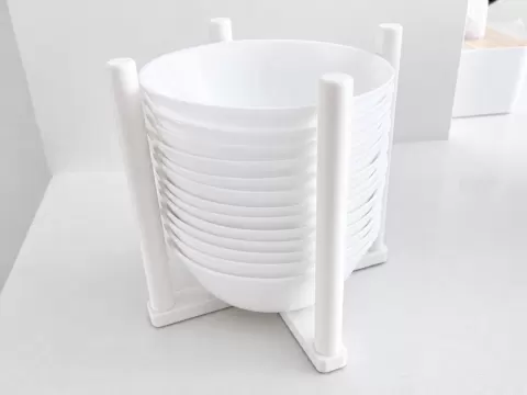 Kitchen dishware (plates and bowls) organizer