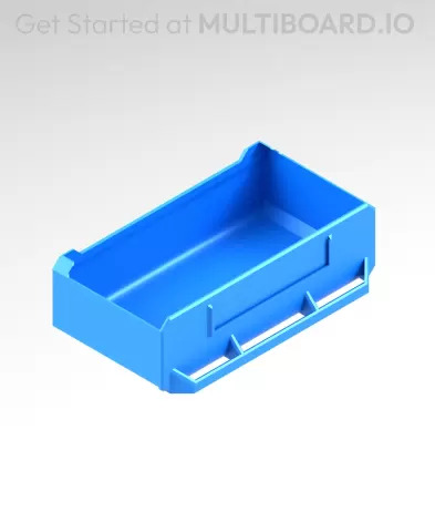3x1x1.5 LU - Labelled - MultiBin Simple Drawer