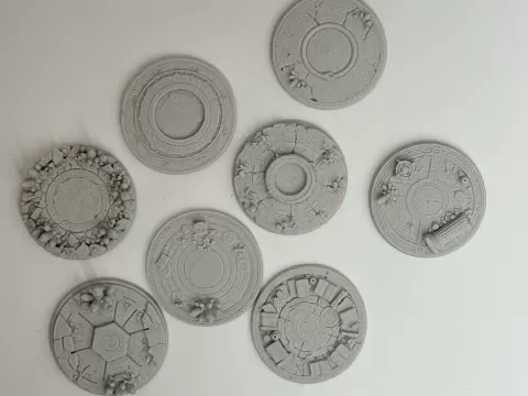 D&D 32mm Scalable Bases - Arcane Collection
