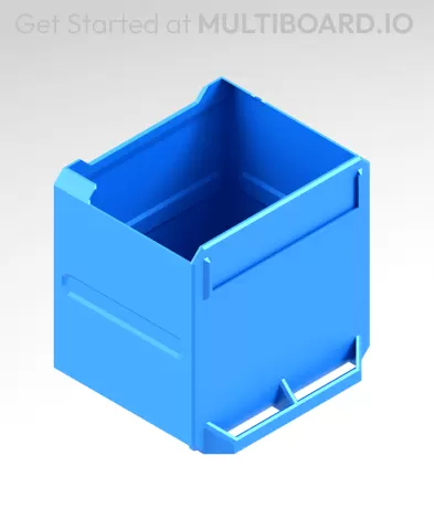 2x2x1.5 LU - Labelled - MultiBin Simple Drawer