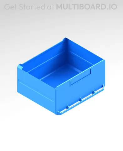 4x2x3 LU - Labelled - MultiBin Simple Drawer