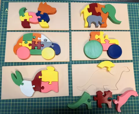 Kids jigsaw puzzle animals