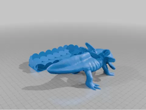 Axolotl coin holder