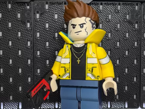 Edgerunners David Brick Figure (5:1 Scale)