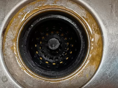 Flexible TPU Sink Strainer - Sits In the Drain