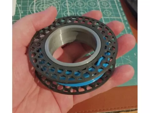 Small tiny mini spool for leftover filament