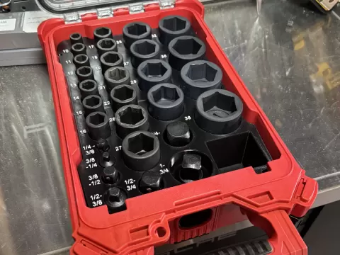 Milwaukee 48228435 PACKOUT Heavy Socket Organizer