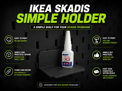 Ikea Skadis Simple Holder