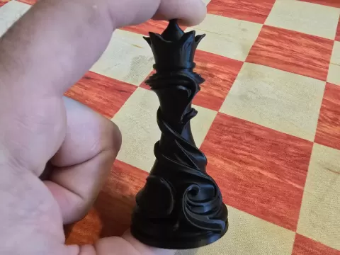 Flowstone Ornamental Fantasy Chess Set