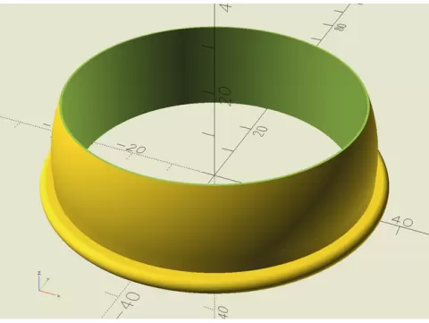 Parametric round cookie cutter generator