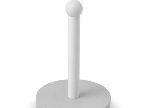 Scandinavian-style paper towel rack