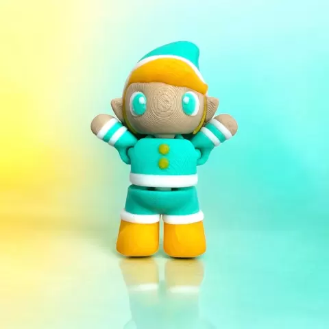 Kawaii Christmas Elf Flexi