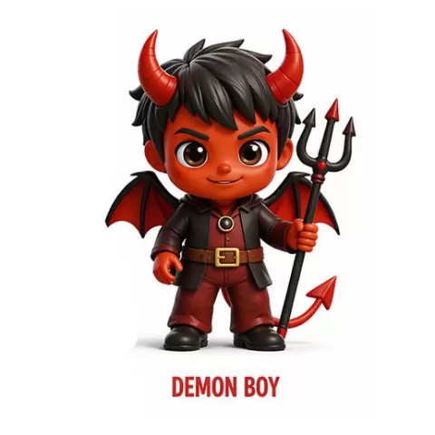 Demon Boy – Cute Chibi Devil STL
