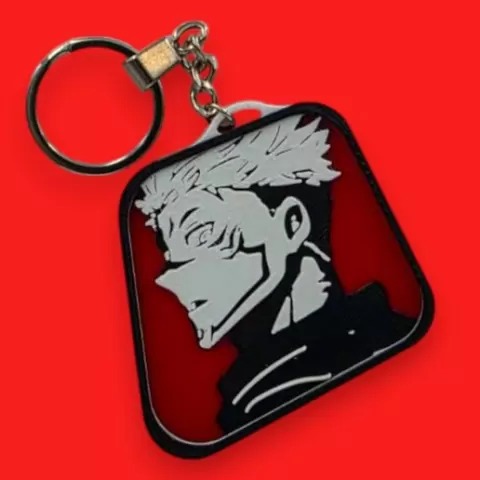 Llavero Ryomen Sukuna - Jujutsu Kaisen - "Trone de Maldición" Edición