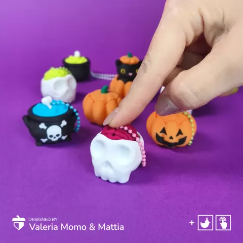 Halloween 2025 Clicker / Keychain Pack!🔥💀, Clicky Spooky Toys by Valeria Momo & Mattia