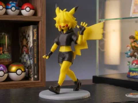 Pokemon pikachu anime woman