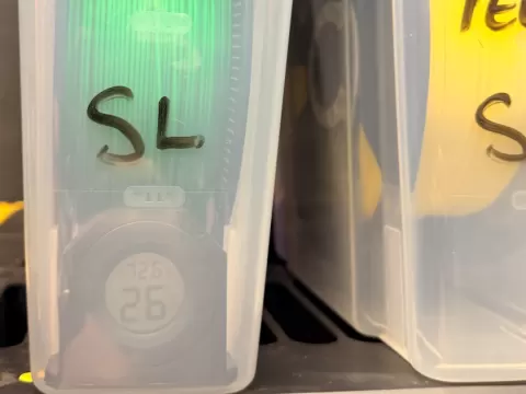 Hygrometer Stand for Filament boxes
