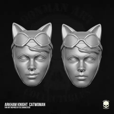 Catwoman AK Fan Art STL Files for Action Figures by Esteban Cifuentes