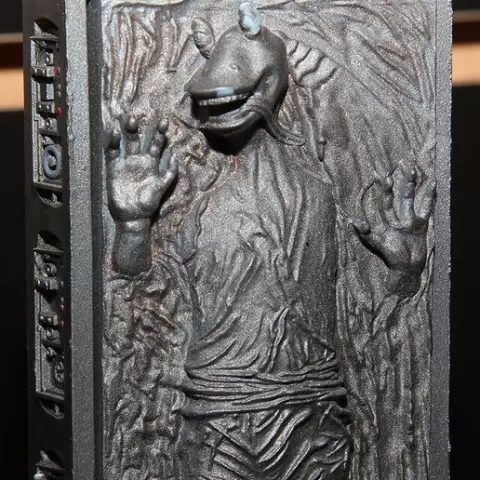 Jar Jar Binks in Carbonite