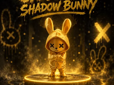 Golden Shadow Bunny
