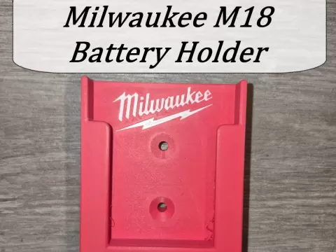 Milwaukee M18 Battery holder