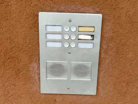 Bitron Video Intercom Button And Name Plate Frame