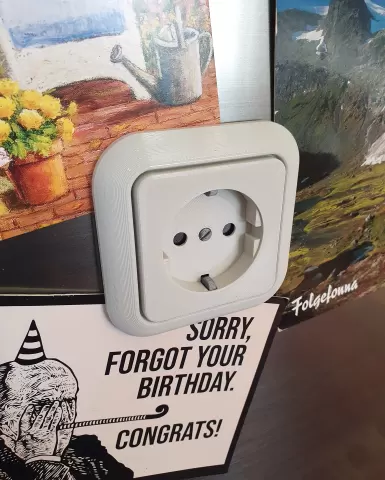 Wall Socket Refrigerator Magnet