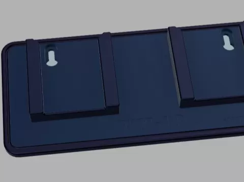 Double wall mount for Biltema MultiX 18V battery
