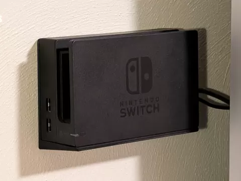 Minimalistic Low Profile Switch Dock Wall mount