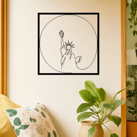 The Statue of Liberty The Statue Of Liberty Feminine Figure Wall Art Framed