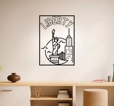 The Statue of Liberty The Statue Of Liberty Tower Wall Art Framed