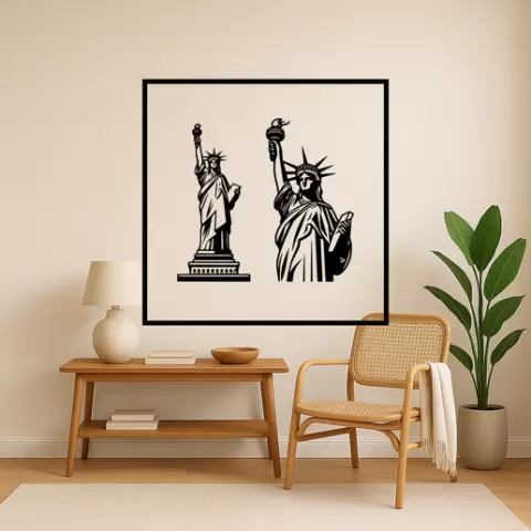 The Statue of Liberty The Statue Of Liberty Tower Wall Art Framed